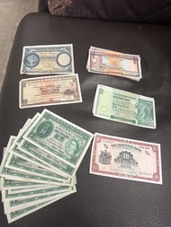 香港紙幣 一元、五元、十元