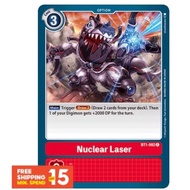 Bt01 - Digimon Card - Bt1 Red Bt1-092 Nuclear Laser