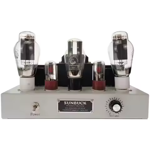 SUNBUCK 5U4G 6SN7 Push 300B Vacuum Tube Amplifier 2.0 Stereo 10W 5U4G Rectify Pure Handmade 300B Tub