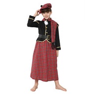兒童少數民族服裝蘇格蘭男孩異域風情派對舞臺演出表演服飾