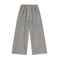 Hanlu กางเกงขาม้าผ่อนคลายเอวสูงสไตล์อเมริกันสำหรับผู้หญิงประดับด้วยดาว