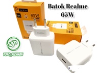TRAVEL ADAPTER BATOK KEPALA CHARGER REALME 65W 80W SUPER VOOC BATOK