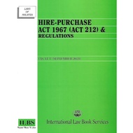 [SSMB] HIRE-PURCHASE ACT 1967 (Act 212) & Regulations