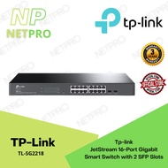 Tp-link TL-SG2218 JetStream 16-Port Gigabit Smart Switch with 2 SFP Slots