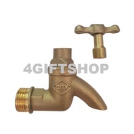 City 1/2 inch loose removable key water Tap brass bib tap / key only