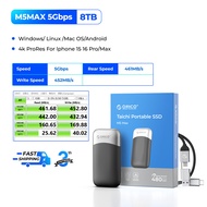 ORICO USB3.2 SSD SSD แบบพกพารุ่น8T รองรับ4K สำหรับ iPhone 17 16Pro