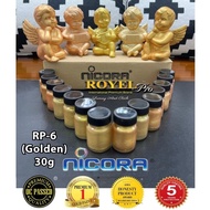 Nicora Royel Pro Metallic Golden Paint RP-6 (30gm)
