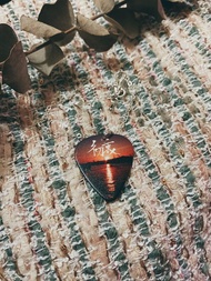 雙面潑墨結他撥片 Guitar pick 手鍊
