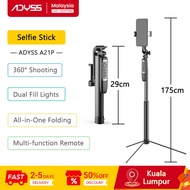 ADYSS A21P Selfie Stick With Remote Control Tourism Selfie Webcast 360° Shooting  Tripod For Phone