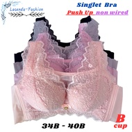 Singlet Bra 34B-40B B cup Women's Non Wired Bra Ladies bra push up 小胸聚拢 A85