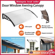 Window Door Awning Canopy 3 Sizes Polycarbonate Entry Window Awning Front Door Overhang Awning for S