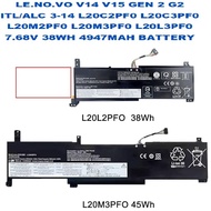 LE.NO.VO V14 V15 GEN 2 G2 ITL/ALC 3-14 L20C2PF0 L20C3PF0 L20M2PF0 L20M3PF0 L20L3PF0 7.68V 38WH 4947M