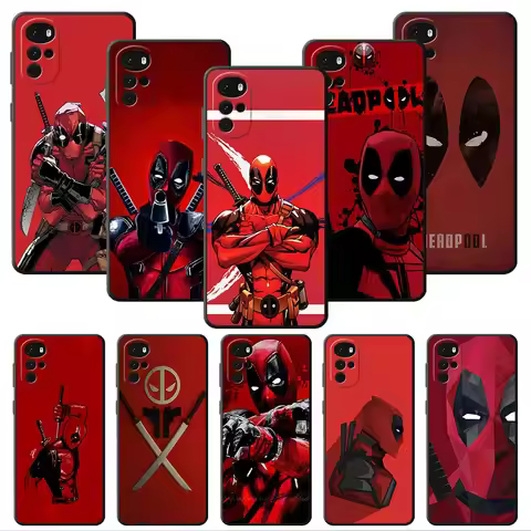Phone Case for Motorola Moto G22 G60 G31 G32 G51 G200 G30 G50 G71 5G G52 Cover Deadpool Marvel Dead 