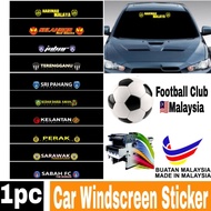 New Malaysia Football Club Windscreen Sticker 10" Luar bola sepak Outside Logo myvi bezza axia alza 