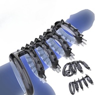 Male Enlargement Penis Extender Reusable Condom Erection Penis Sleeve Delay Ejaculation