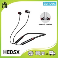 Lenovo HE05X Neckband Sports Bluetooth 5.0 In-Ear Earphone True Wireless Earbuds Headphone Long Batt