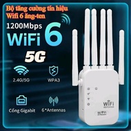 Wifi Extender Maximum Speed 4,6 Antennas 300Mbps High Speed Wall-Penetrating Broadcast