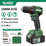 TANZU TZ-Z-80 21V Brushless Cordless Impact Drill Screw Driver 3 IN 1 Power Tool