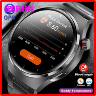 GSRHN ใหม่ GPS Smart Watch Men สําหรับ Huawei GT4 Pro 360 * 360 HD หน้าจออัตราการเต้นของหัวใจ Bluetooth Call NFC IP68 กันน้ําน้ําตาลในเลือด Smartwatch JKFRK