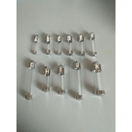 Stainless Steel Vial Glass Amulet Bottle Pendant (SP3170)