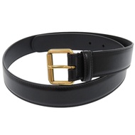近全新 Gucci 732316 黑色真皮腰帶 0245 [二手] GUCCI 男士
