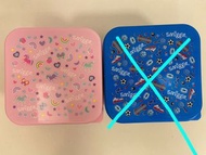 Smiggle snack lunch box  食物 膠盒 收納盒