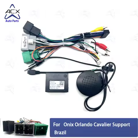 Car Wiring Harness Adapter Canbus Box Decoder For Chevrolet Onix Orlando Cavalier Support Brazil Ver