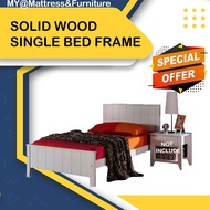 (KL&SELANGOR ONLY)SOLID WOOD SINGLE BED FRAME/KATIL SINGLE KAYU/Quality Single Bed/ Katil Bujang Kay