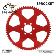 Motorcycles Accessories Rear Chain Sprocket CNC Chain Sprockets Aluminum For CT100U CT 100U Dirt Pit