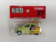 【米舖TOY】 全新 TAKARA TOMY TOMICA #27 Toyota Will Vi 豐田 綠色 新車貼 鐵牌 卡裝 車仔