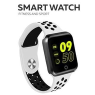 【大熱賣】Smart Watch 智能手錶 全防水－ 來電 Whatsapp Wechat FB IG 訊息提醒 血壓心跳監察 遙控影相 Bluetooth Bracelet Pedometer Call Reminder IP67（白色）