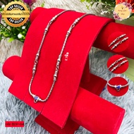 สร้อยคอสแตนเลสแท้100% สร้อยพระ ลายปล้องอ้อย ขนาด 2.7มิล รหัส BDP-02 BDP-03 BDP-04 แต่งอะไหล่สแตนเลสแ