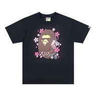 Aape A bathing ape Bape SAKURA Unisex Tee Tshirt T Shirt Baju Lelaki Man Men Women Korean Japan 100%