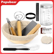 Woeuri Handcrafted Baking Set for Beginners Sourdough Bread Making Kit Complete Sourdough Starter Ki