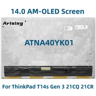 14.0 AM-OLED Laptop LCD Screen ATNA40YK01 ATNA40YK01-1 for ThinkPad T14s Gen 3 21CQ 21CR 2.8K 2880x1