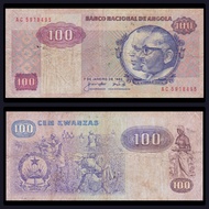 Angola Banknote 100 Kwanzas 1984 F Circulated.