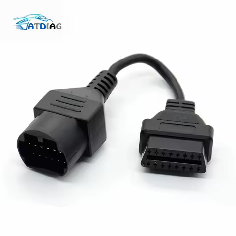 For Maz-da 17 Pin To OBD 2 OBD II Cable 16 Pin Connector Diagnostic Tool 17pin to 16pin Adapter Exte