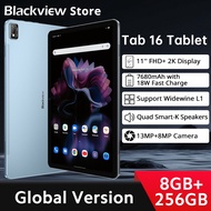Blackview Tab 16 Tablet Android 8GB+256GB 112k FHD+ Display 7680 mAh Battery Widevine L1 Unisoc T616 Tablet PC