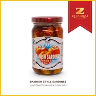 ☑ ▥ ◇ ZARAGOZA Spanish Style Sardines in Tomato Sauce &amp; Corn Oil