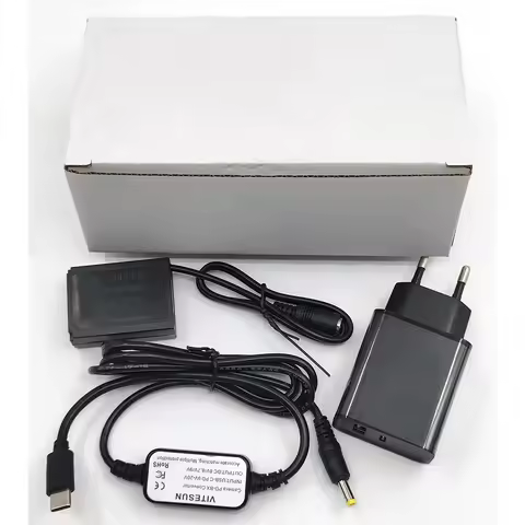 PD Charger USB Type C Power Cable+BP1030 Dummy Battery DC Coupler For Samsung NX200 NX210 NX1000 NX3