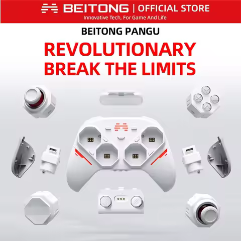 BEITONG PanGu Custom Modular Controller Wireless Bluetooth Gamepad Customizable Gaming Controller fo