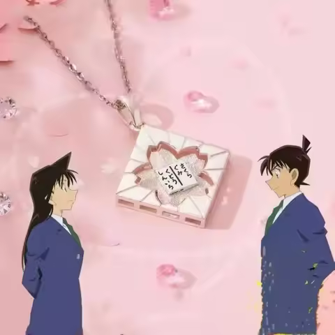 Detective Conan APTX4869 Capsule Necklace Haibara Ai Cartoon Accessories Animation Peripherals Cospl