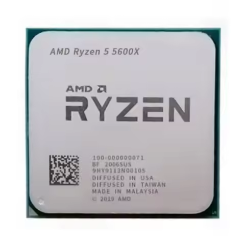 Ryzen 4 CPU R5-5600X Scatter, Core 6-Slot AM4 Excuse, Desktop Processor