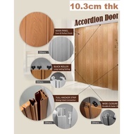 PVC ACCORDION DOOR ROOM DIVIDER FOLDING DOOR 10.3cm thick