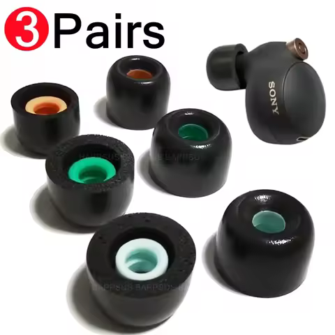 For Sony WF-1000XM5 Memory Foam Earbuds Eartips Replacement Earphone Dust Mesh Ear Buds For SONY XM5