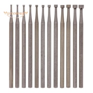 12 Pcs Round Cup Burr Set, 3/32Inch Shank Wire Rounder Bits Jewelry Carving Bits (0.8-3.0mm)