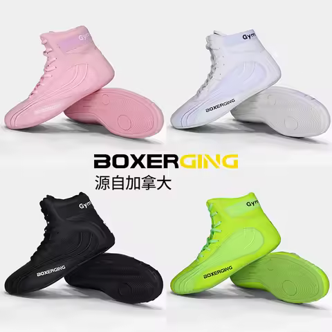 2024 New High Quality Professional Wrestling Boots for Men Women Breathable Boxing Sport Shoes Coupl
