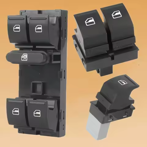 Electric Power Window Switch Green Fit For Skoda Fabia 2 Octavia 1Z Roomster 2006 - 2015 1Z0959858B 