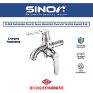 SINOR S-708 Kitchen and Bathroom Faucet Wall Two Way Faucet Cold Water Saving Sink Tap