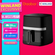 Gaabor by Winland 6.5Liters Air Fryer Viewable Window and High quality oil-free fryer 1500W-Black